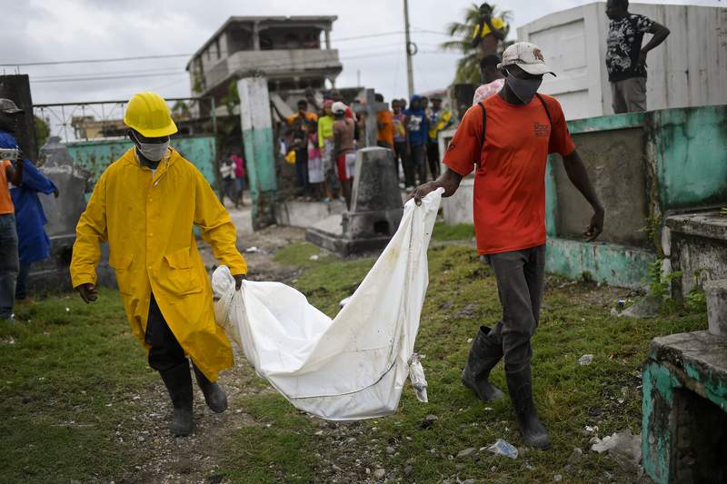 Death toll from Haiti's weekend earthquake rises to 1,941