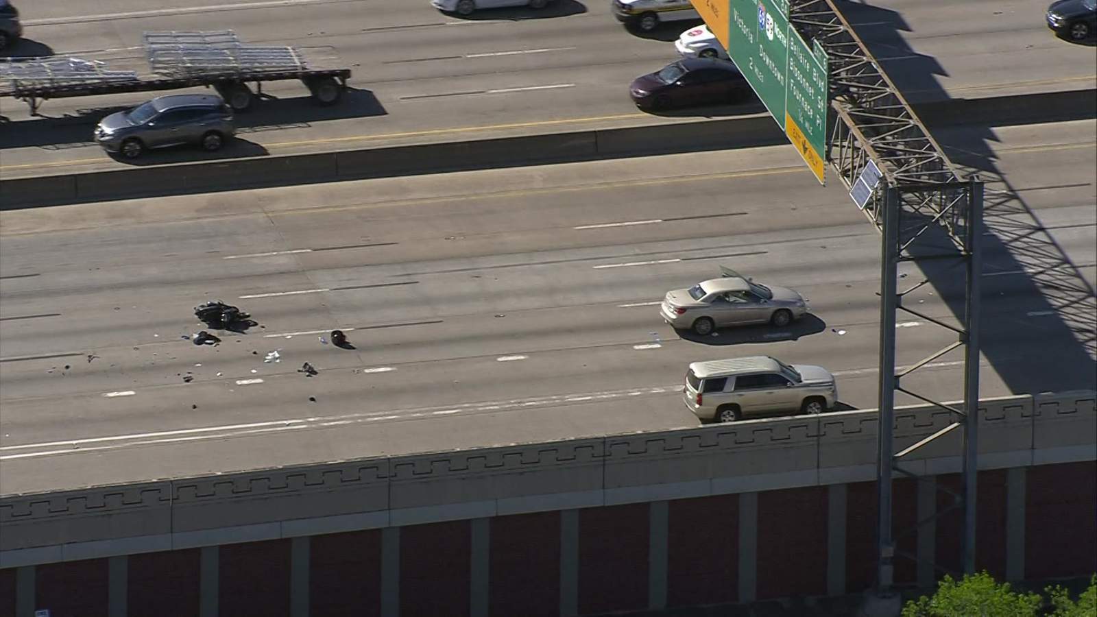 All northbound lanes reopen on West Loop at Evergreen Street after fatal motorcycle crash