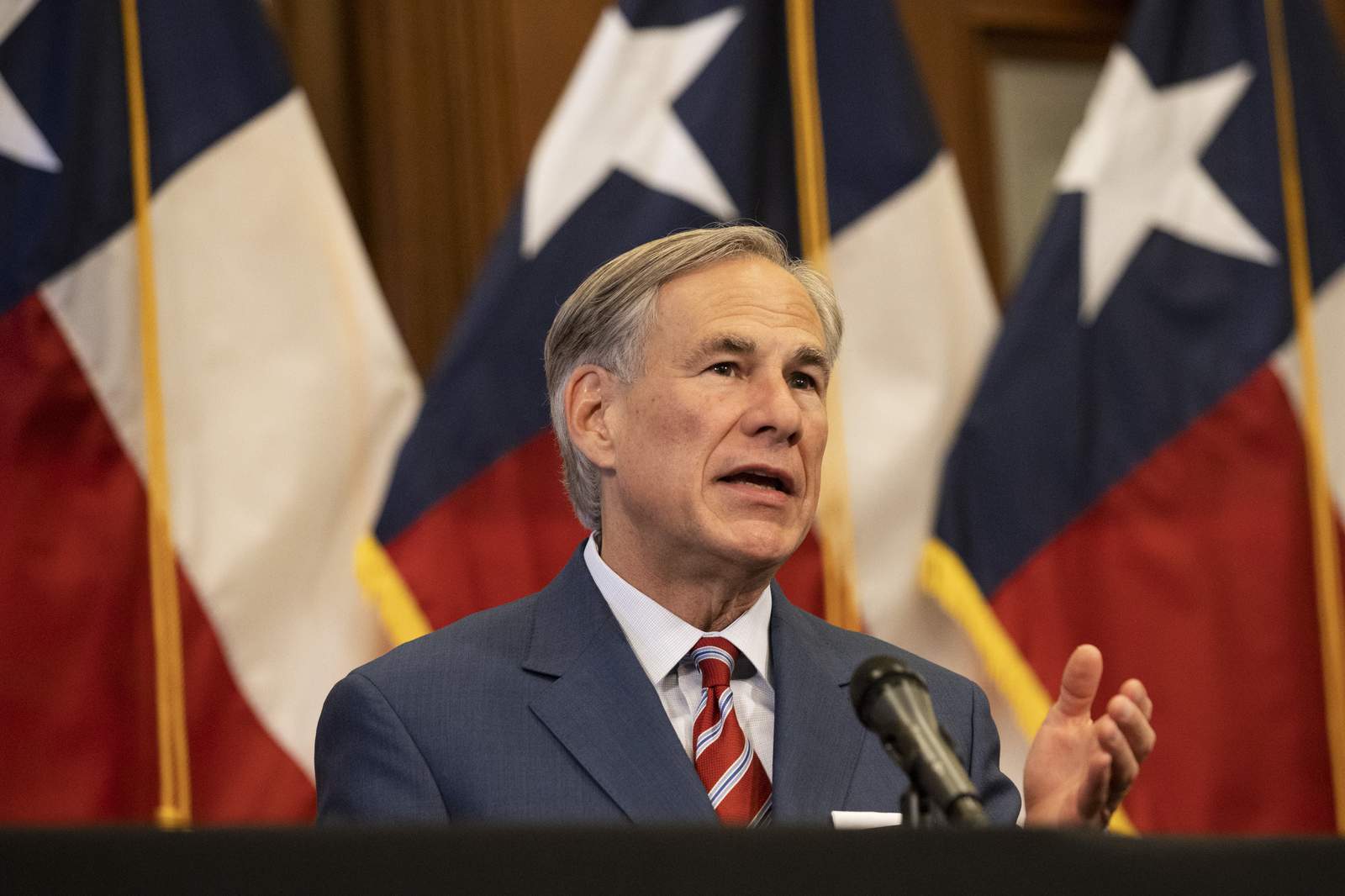 Gov. Abbott to address rising COVID-19 hospitalizations in Texas as they set 1-day high Monday