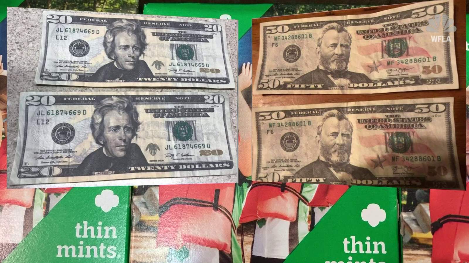 Man was arrested after allegedly using counterfeit money to buy Girl Scout cookies thumbnail