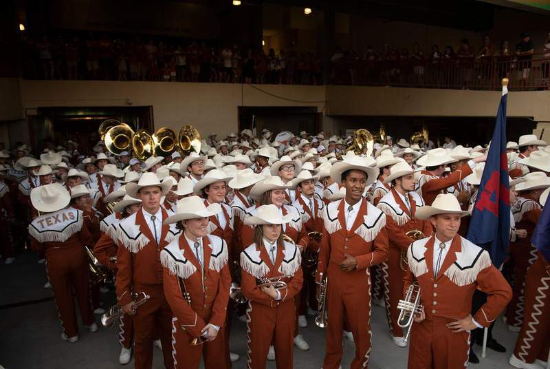 Texas hires 1st Black director of Longhorn marching band