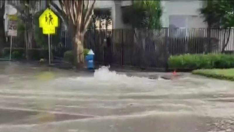 Streets flooded near Museum District due to water main break