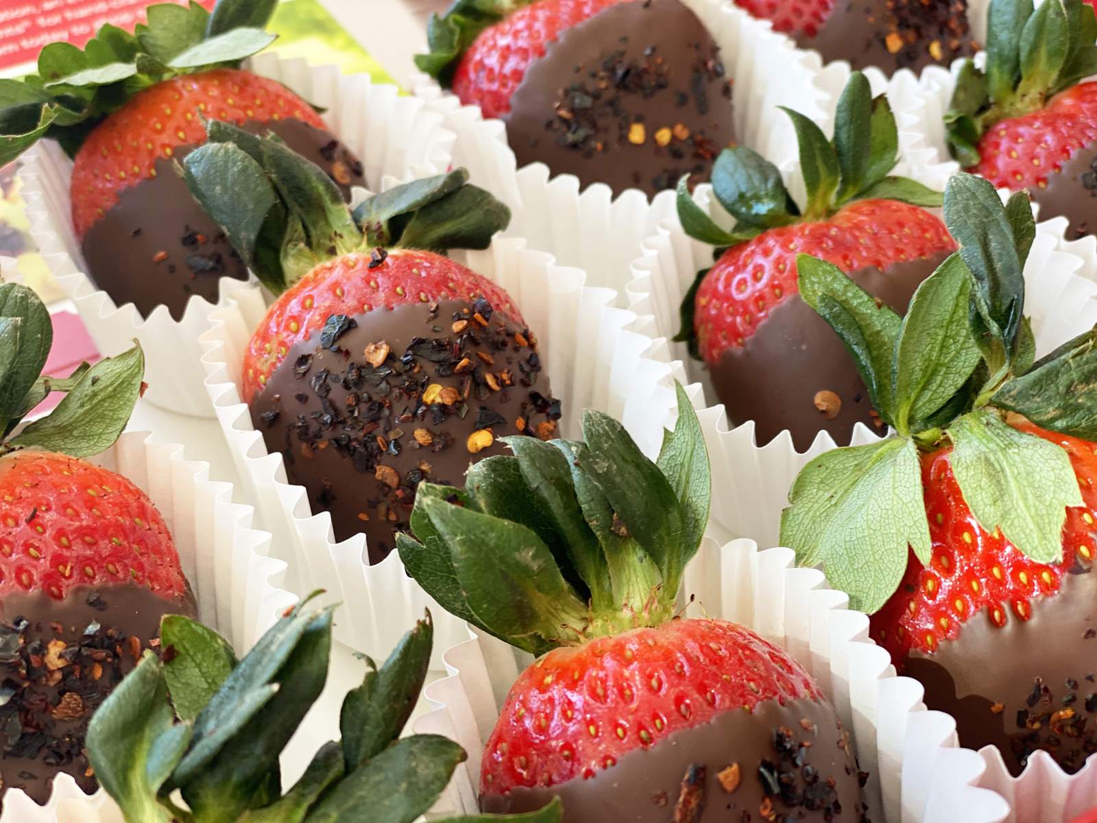 Extreme Foods: Spice up your love life with these spicy chocolate-covered strawberries at Edibles
