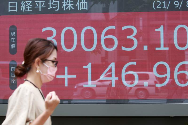 Asian stocks mixed after lackluster day on Wall Street