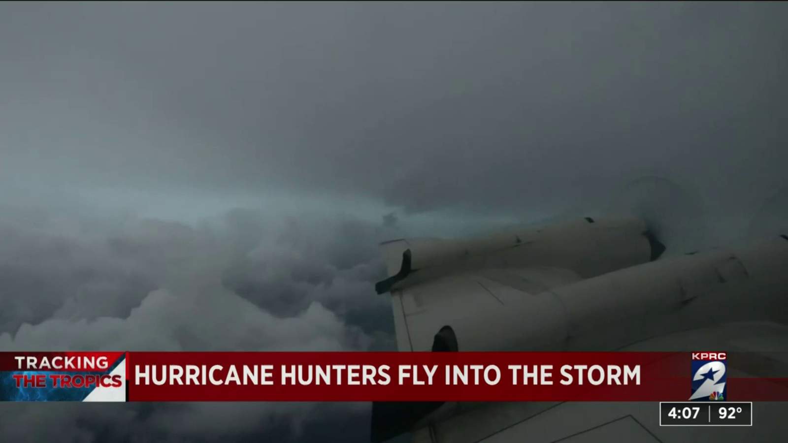 WATCH: KPRC 2 meteorologist Justin Stapleton speaks with hurricane hunter set to fly into Tropical Storm Laura