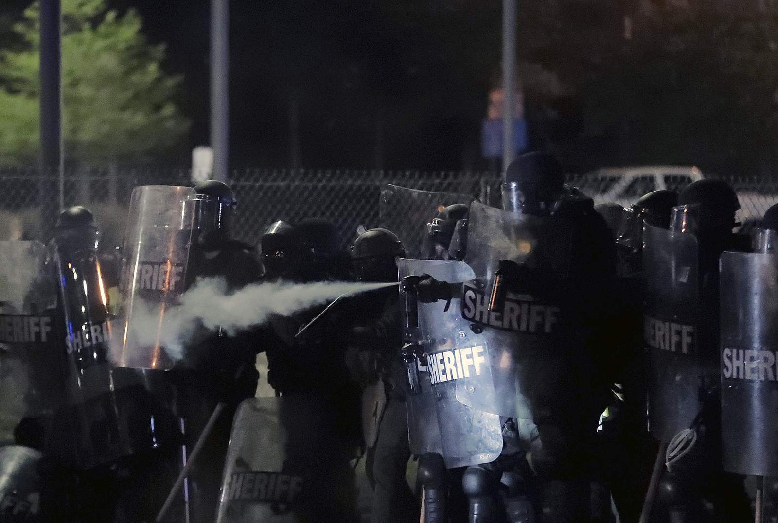 Use of force criticized in protests about police brutality