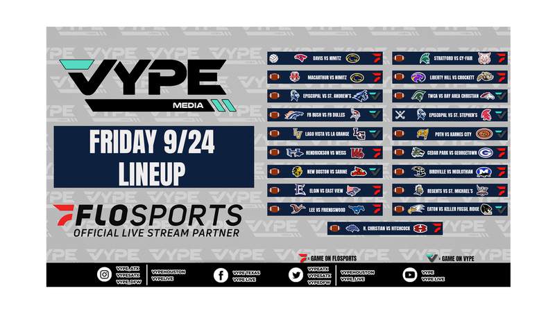 VYPE Live Lineup - Friday 9/24/21