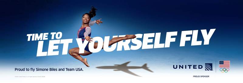 Simone Biles featured in new United campaign ahead of Tokyo Olympics