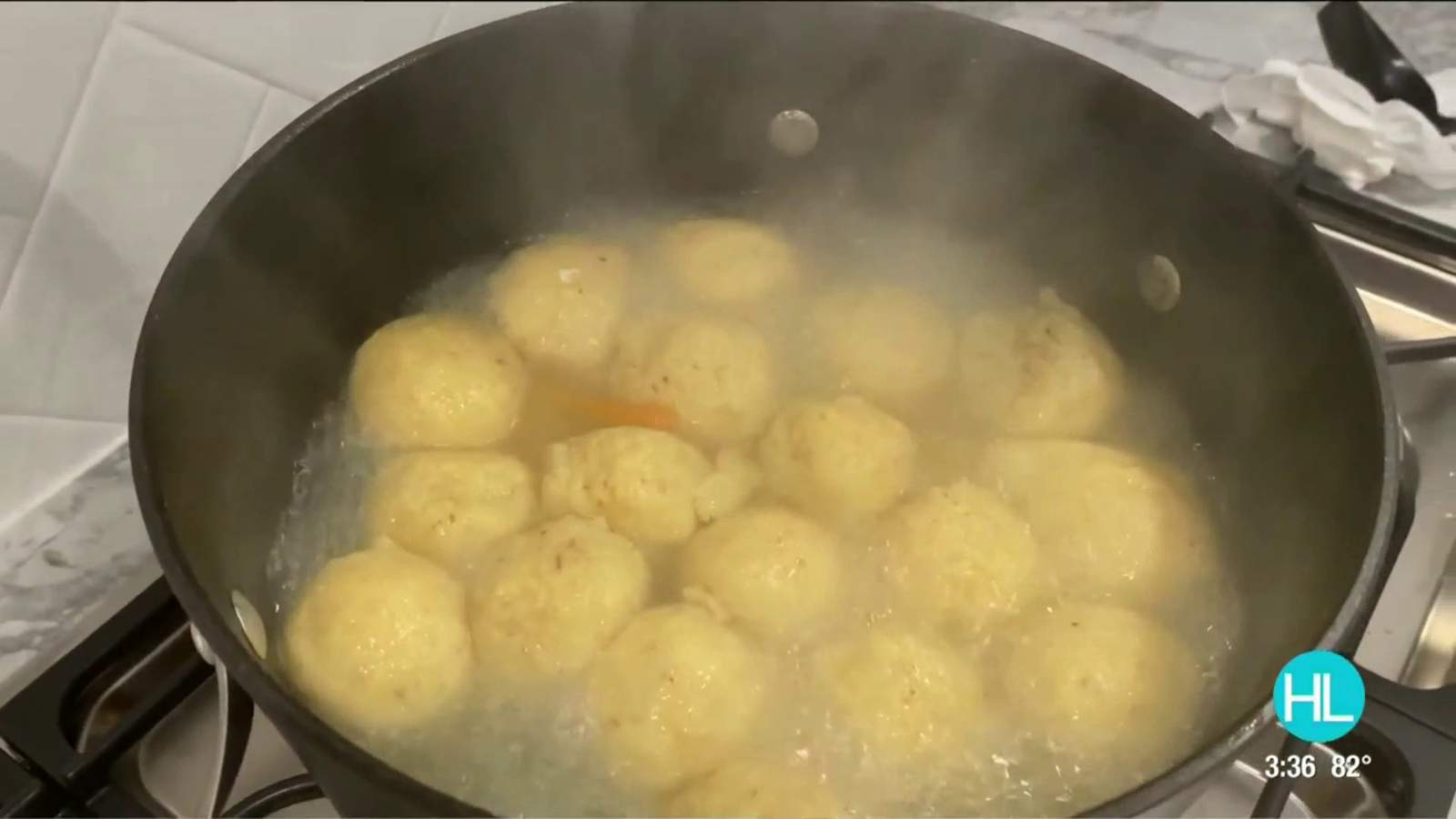 Kicking off the Jewish holiday of Passover with a simple matzo ball soup recipe