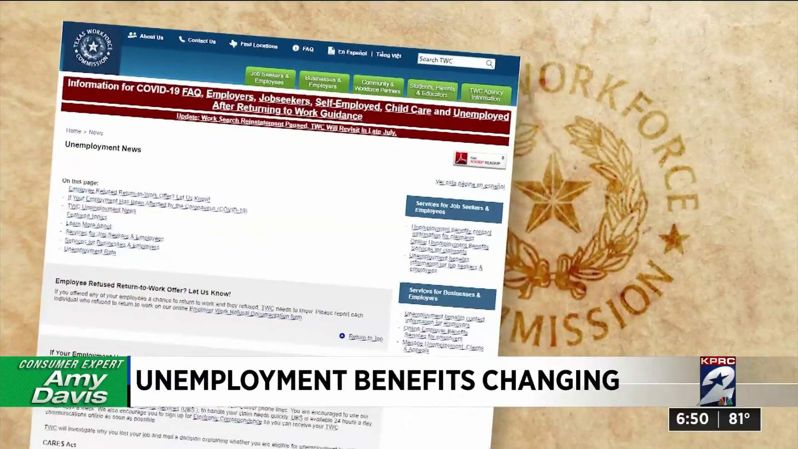 Here are the big changes coming to unemployment benefits amid the COVID-19 pandemic