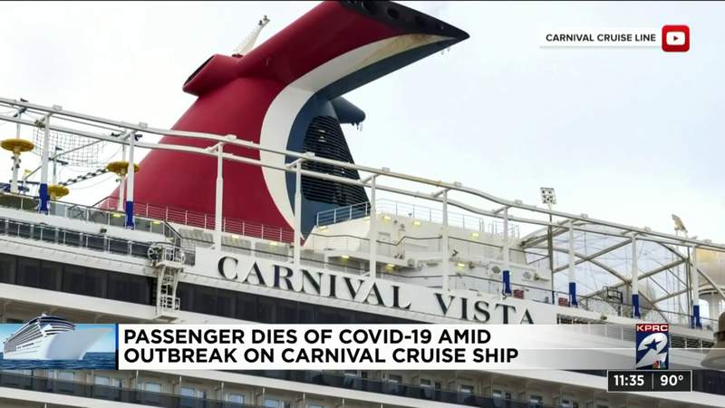 Carnival passenger dies after contracting COVID-19; Carnival Vista ship departed from Galveston for Belize