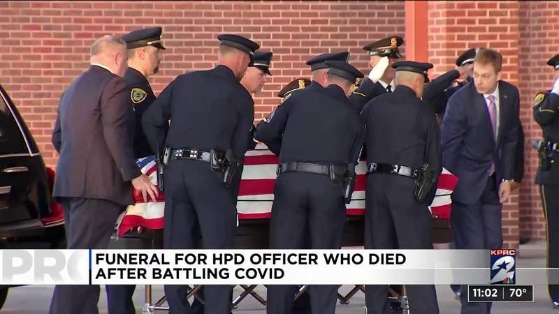 Senior HPD Officer John Wilbanks, who died from COVID-19, laid to rest Monday