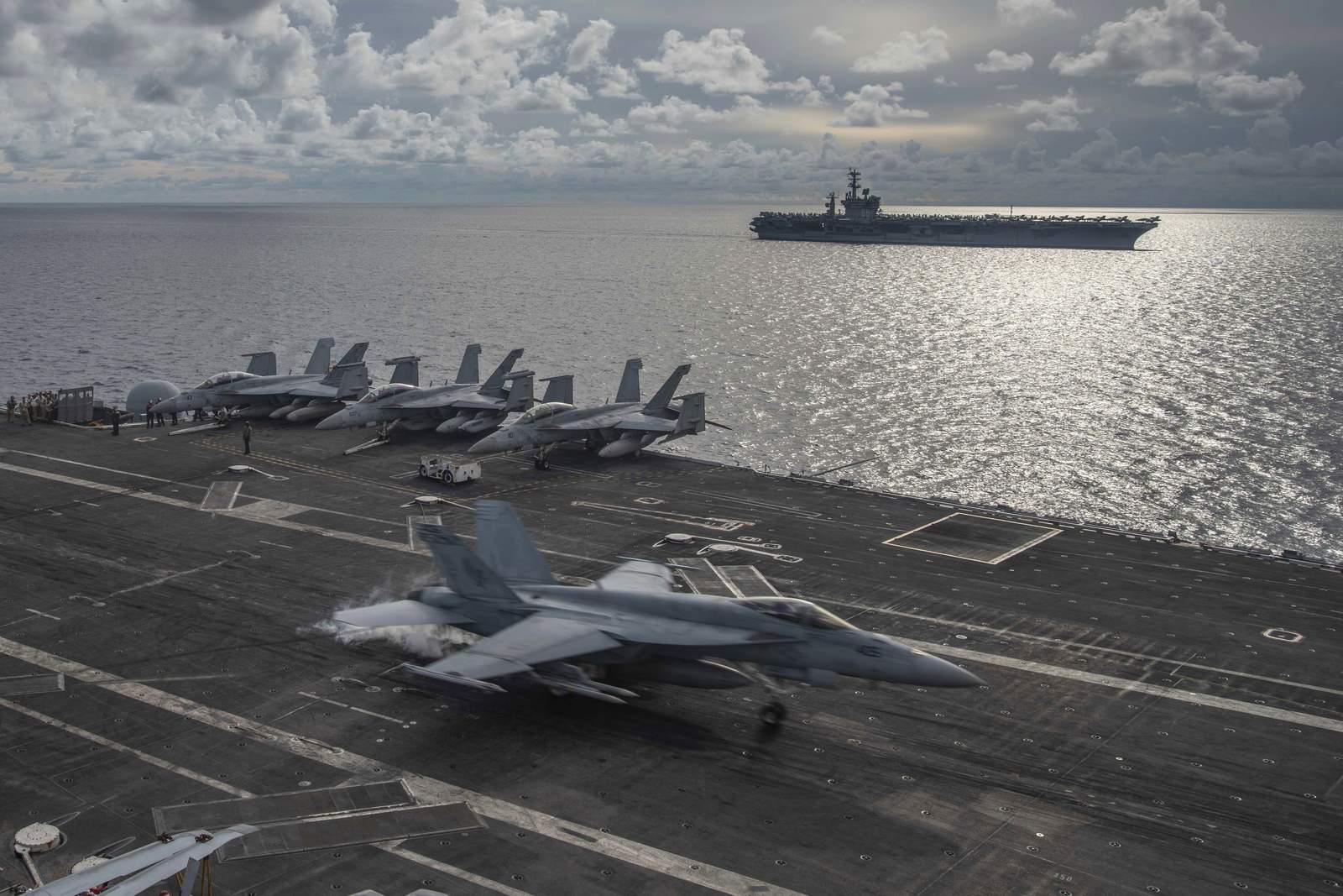 Sharp jump in US Navy transits to counter China under Trump