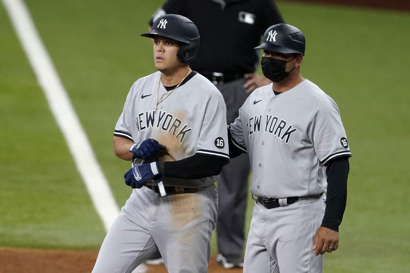 Yankees' Urshela awarded walk after only 3 balls vs Tigers