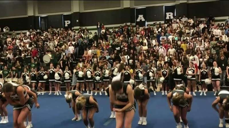Humble ISD parents express mixed emotions about pep rally hosted high school on first day of school