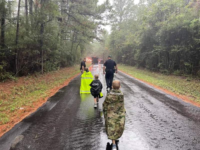 3 children found safe after rainy night in Sam Houston National Forest