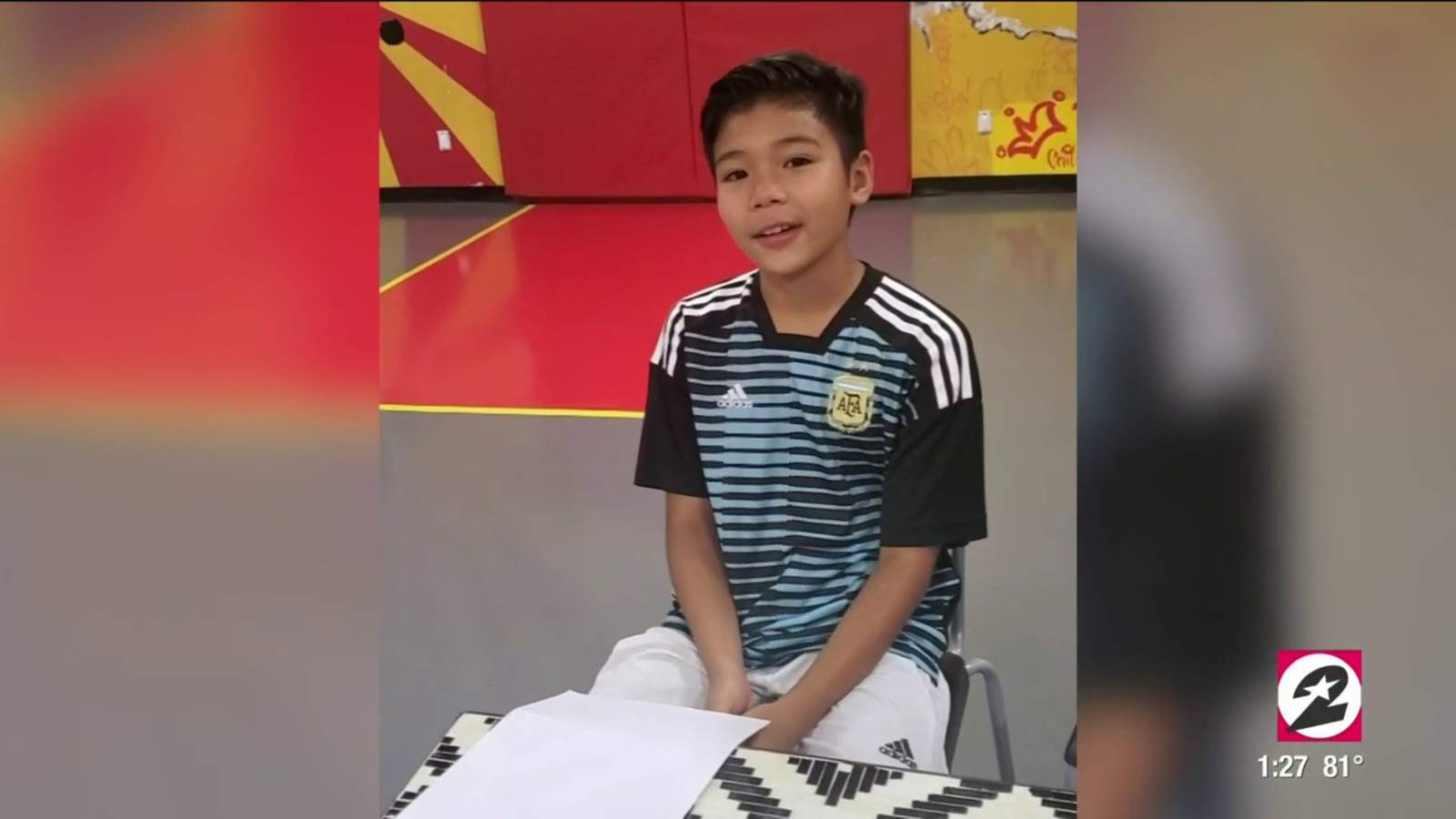 Quarantine turned an 11-year old soccer player from Humble into a journalist