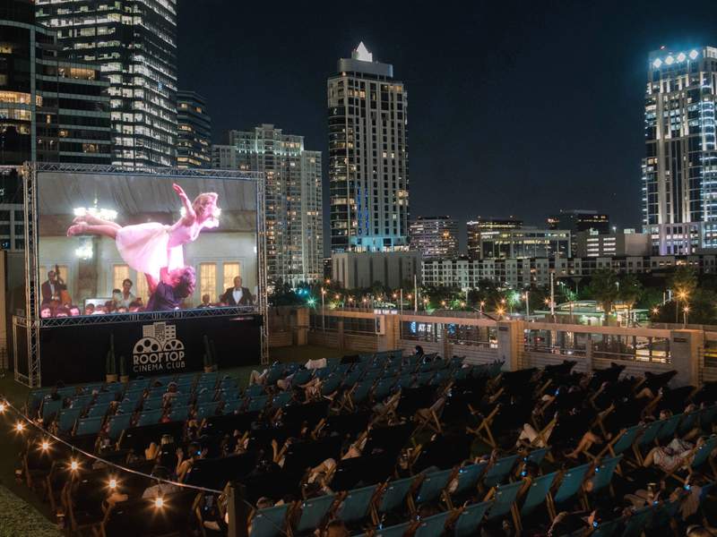 Rooftop Cinema Club’s Uptown location will return to Houston’s skyline Sept. 1