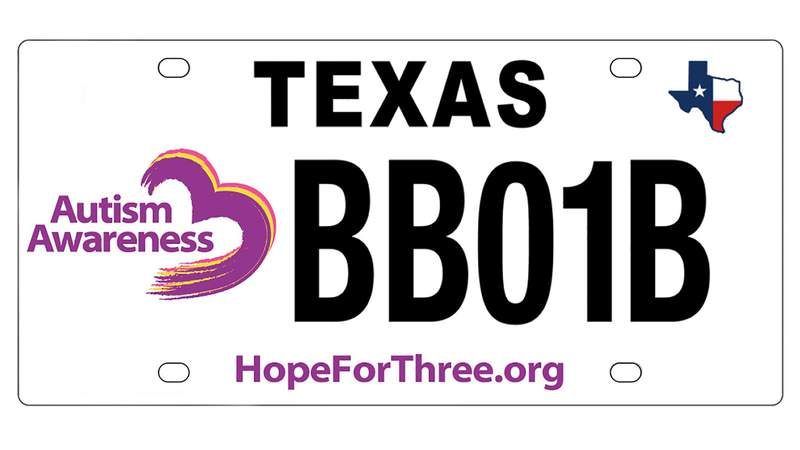 New autism awareness license plate approved in Texas could help drivers, officers interact with those on the spectrum