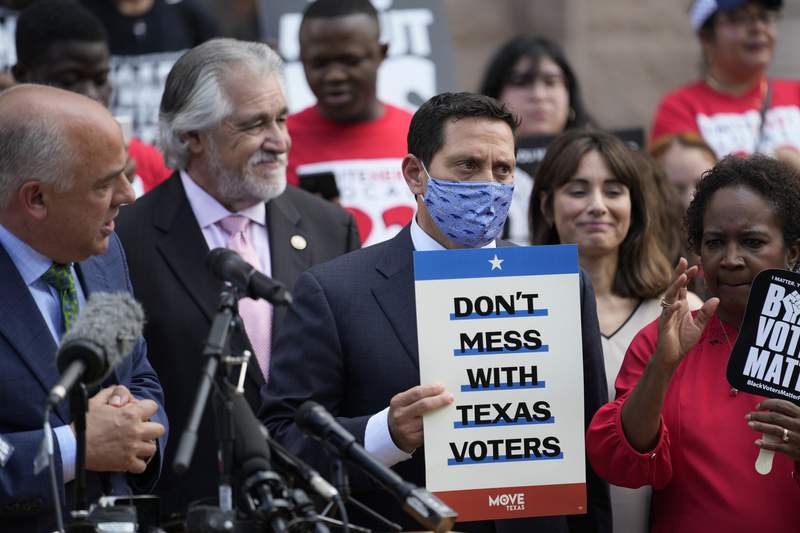 Texas GOP advances voting restrictions as hundreds push back