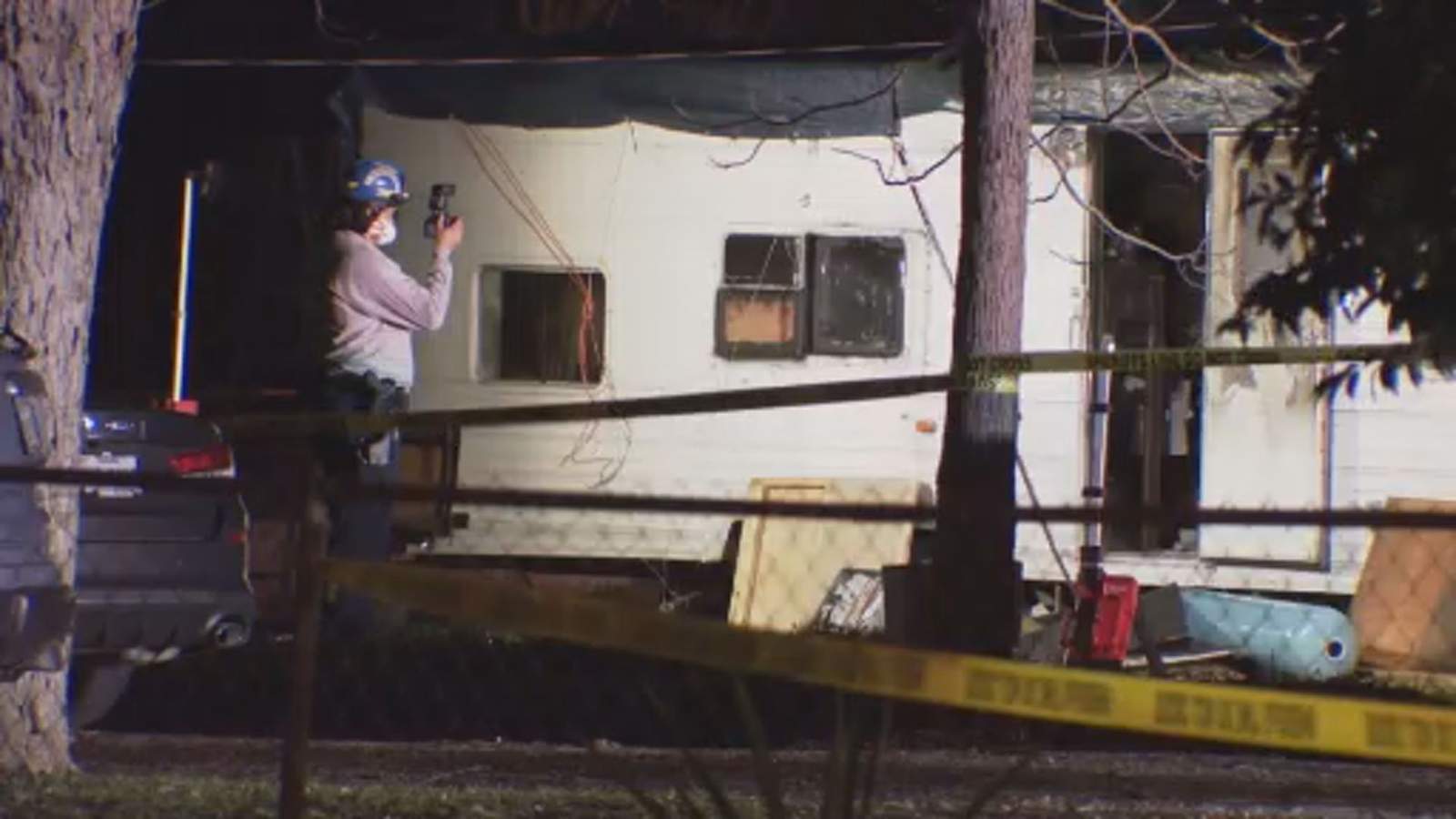 Man dead, woman injured after trailer fire in Channelview