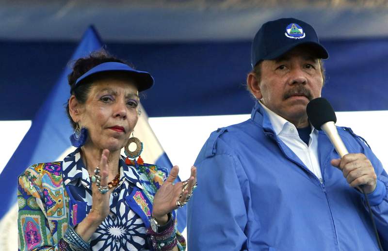 EU slaps sanctions on Nicaraguan first lady, 7 others
