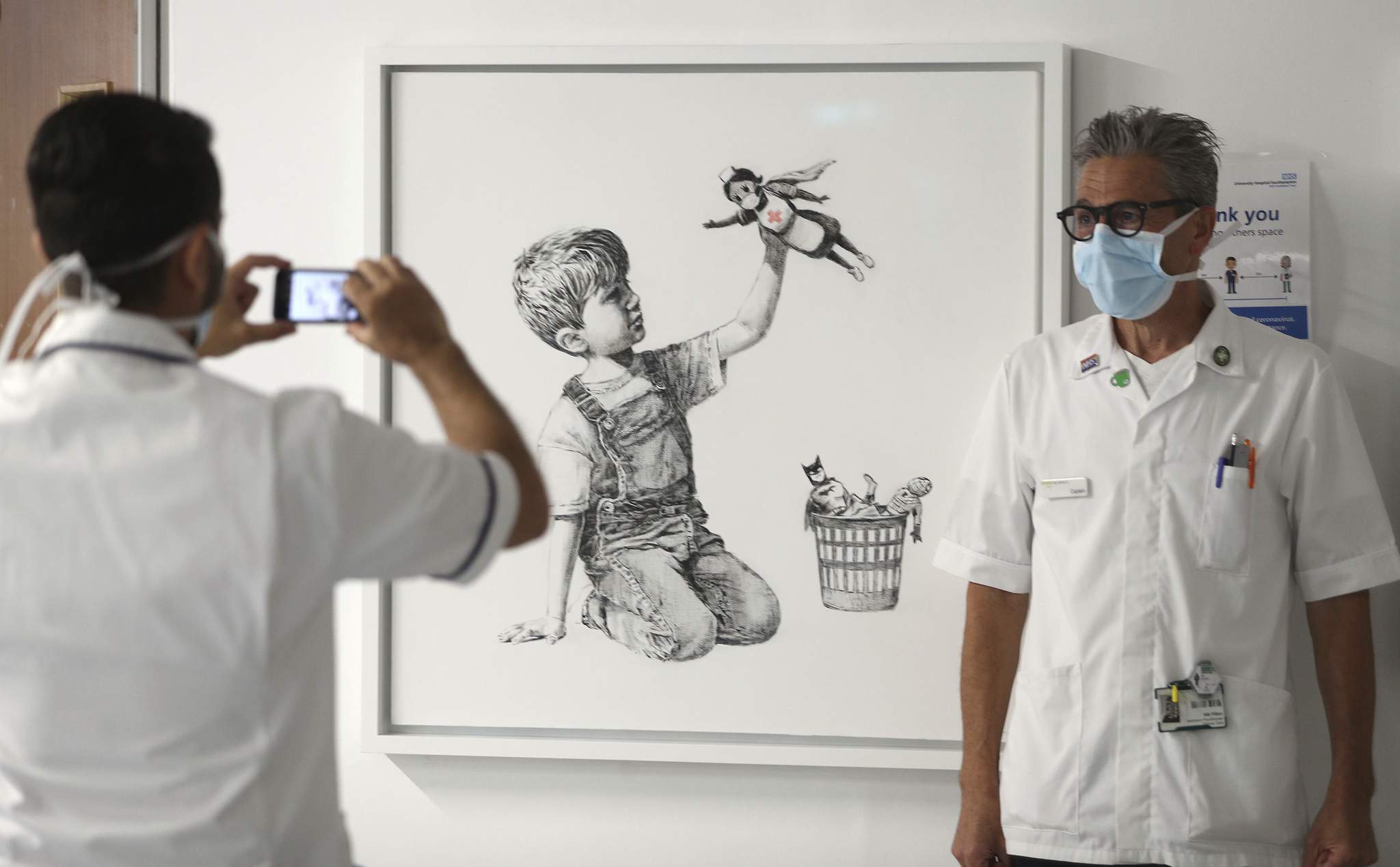 Banksy painting raises $23 million for UK health charities
