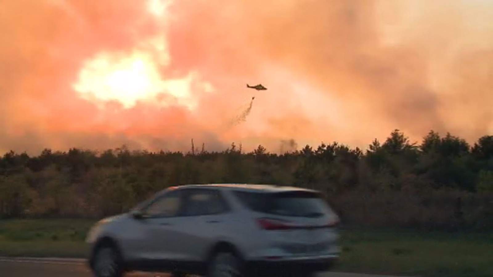 100-acre Bastrop County wildfire 50% contained
