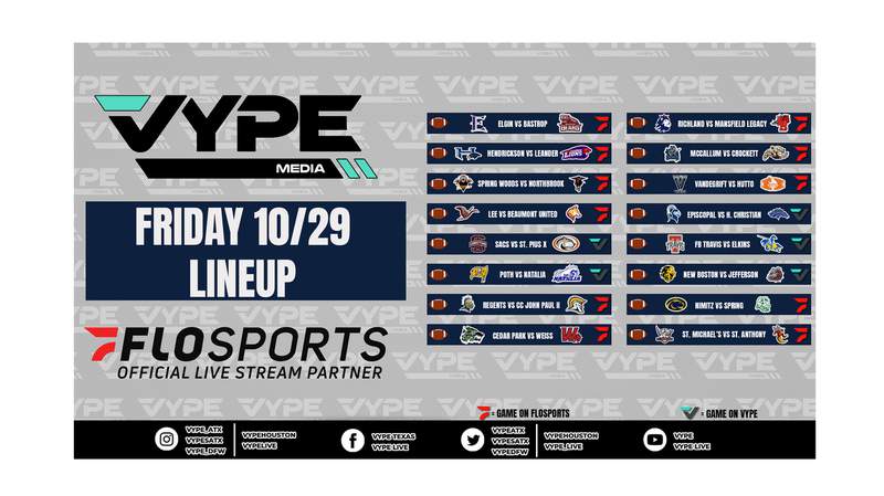 VYPE Live Lineup - Friday 10/29/21