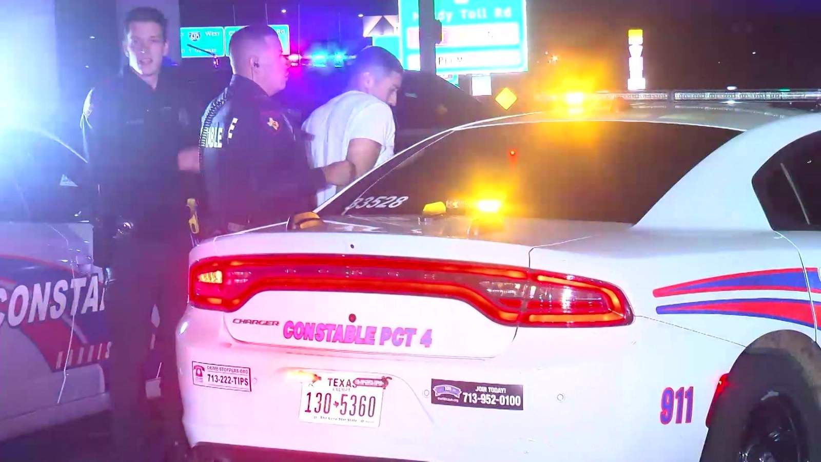 WATCH: 2 arrested after high-speed chase in north Houston