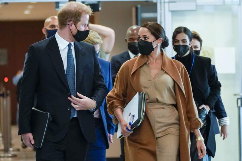 Harry and Meghan visit UN during world leaders' meeting
