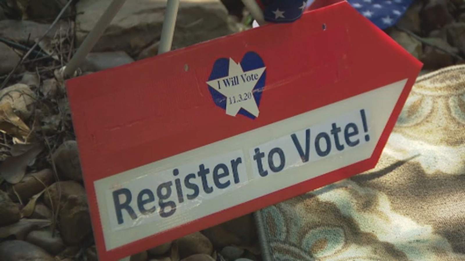 Voter registration push in Harris County 34 days before 2020 presidential election
