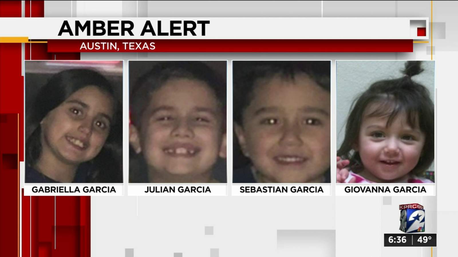 Amber Alert issued for 4 Travis County children believed to be in grave or immediate danger