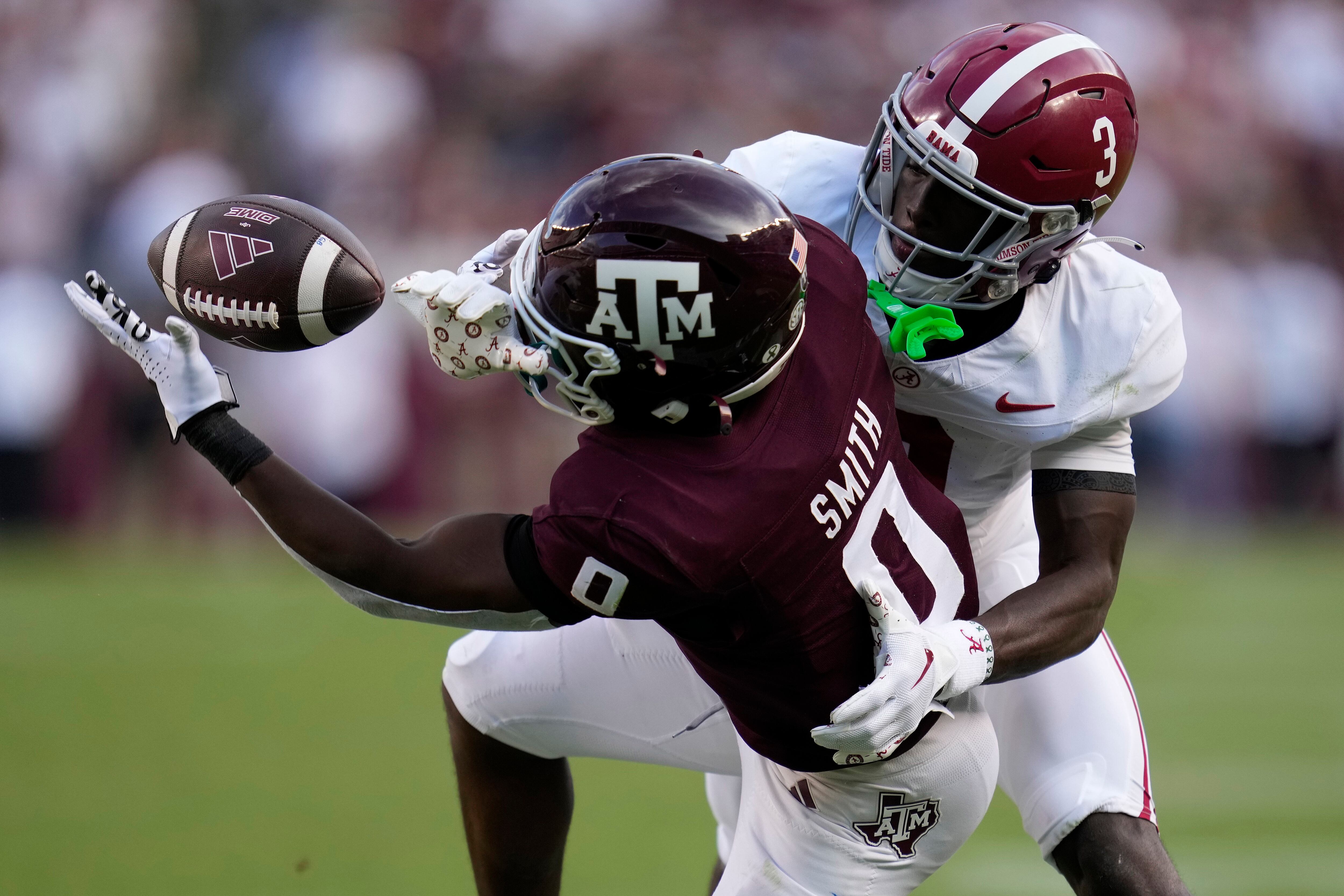 Philadelphia Eagles draft Texas A&M wide receiver Ainias Smith in fifth round: ‘A dream come true, blessed’