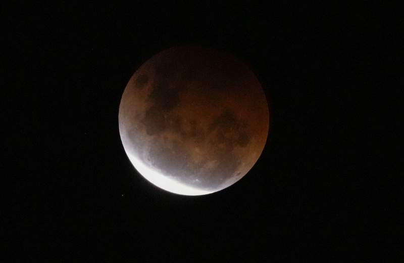 PHOTOS: This is what the ‘super blood moon’ looked like in the Houston area last night