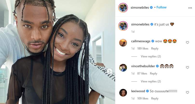 Simone Biles makes it official with new boyfriend, Texans Jonathan Owens