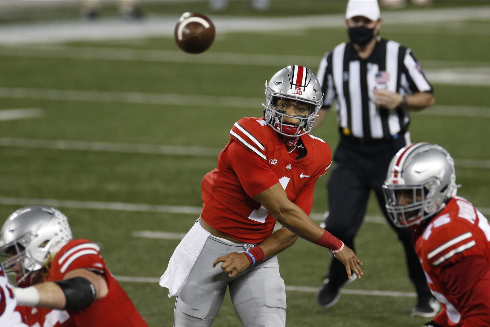 Fields throws 5 TDs passes, No. 3 Ohio State beats Rutgers