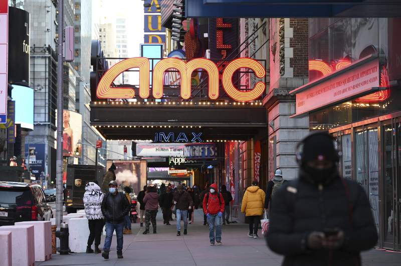 With AMC shares up 1,100% in 2021, company sells shares