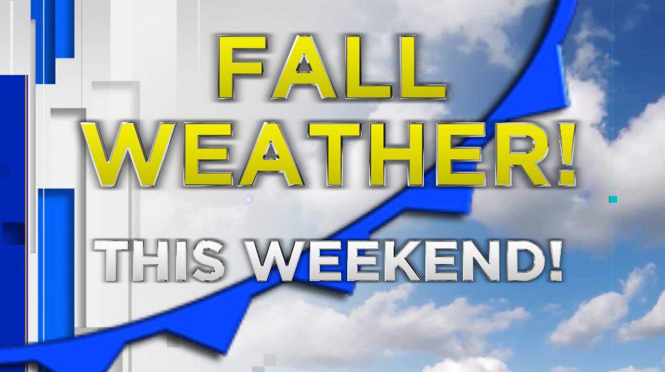 Fall front brings winning weather this weekend!