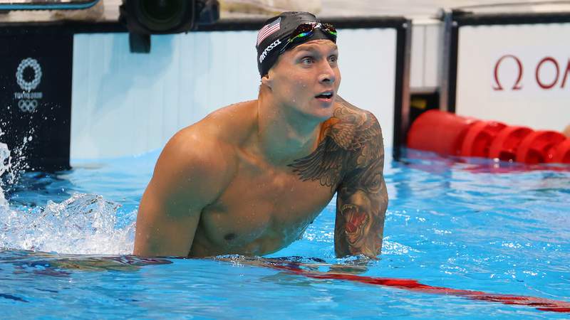 Caeleb Dressel sprints to third individual gold in 50m freestyle