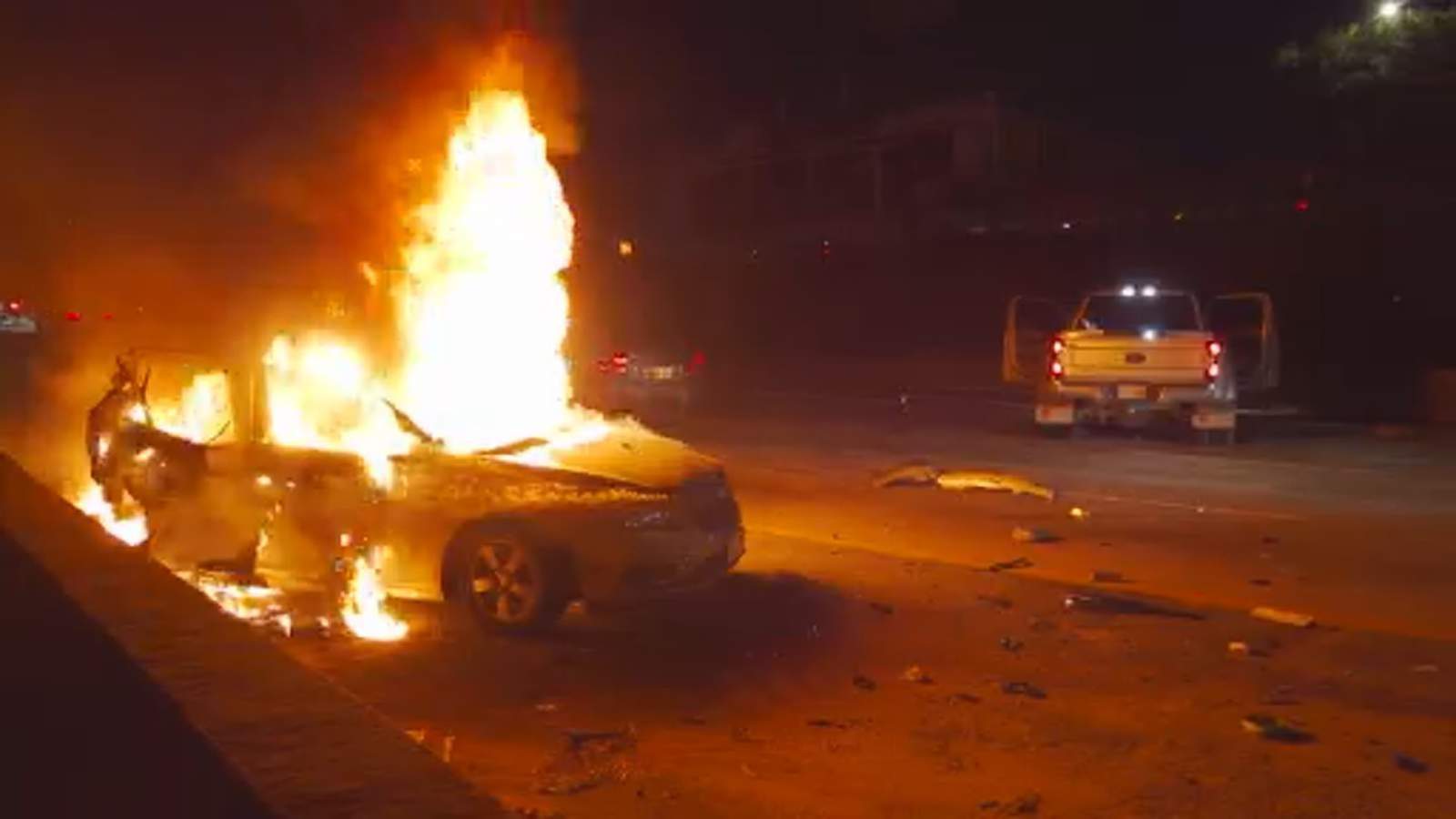 ‘It was just God’s work': 2 women pulled from car moments before it burst into flames