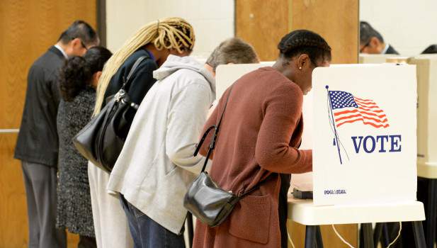 At the polls: Many Democratic voters made last-minute picks today