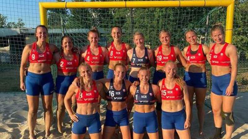 Norwegian women’s beach handball team fined for not playing in bikinis