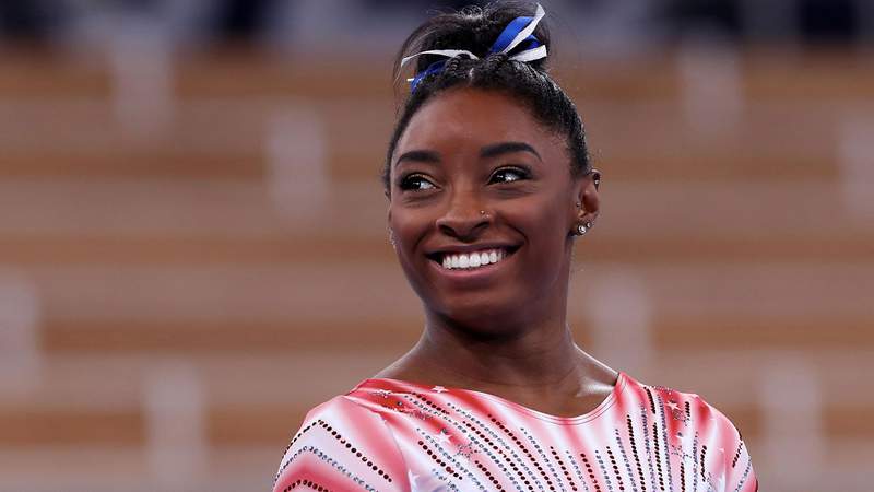WATCH: Simone Biles makes triumphant Olympic return with bronze on beam