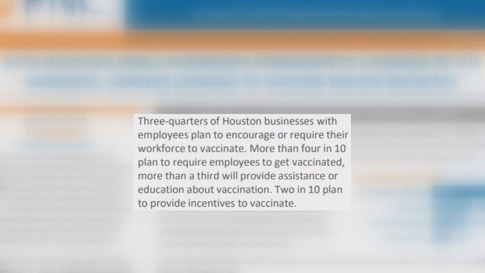 Survey: Some local businesses to require employees get vaccine