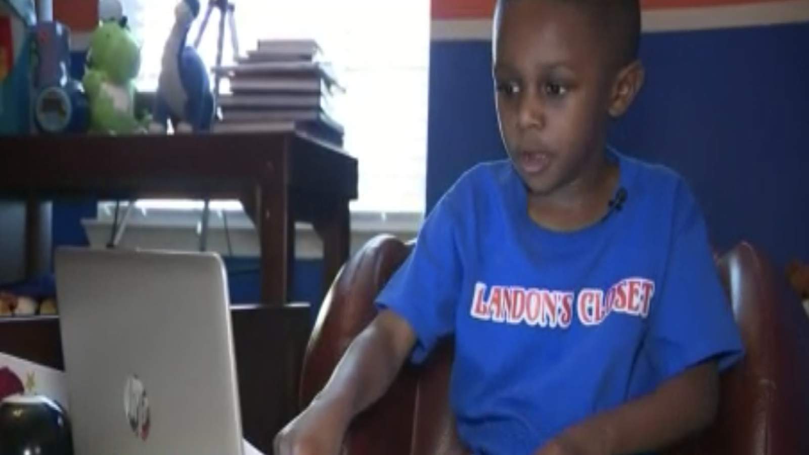 Alvin ISD first-grader helps fellow schoolmates get computers