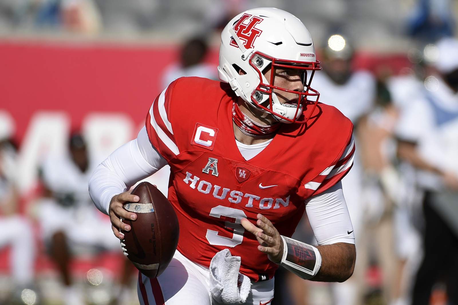 Tune, Houston hit high note in 56-21 blowout over S. Florida