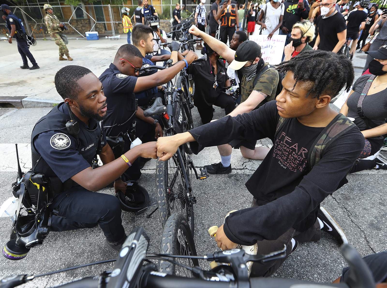 Black officers are torn between two worlds amid protests