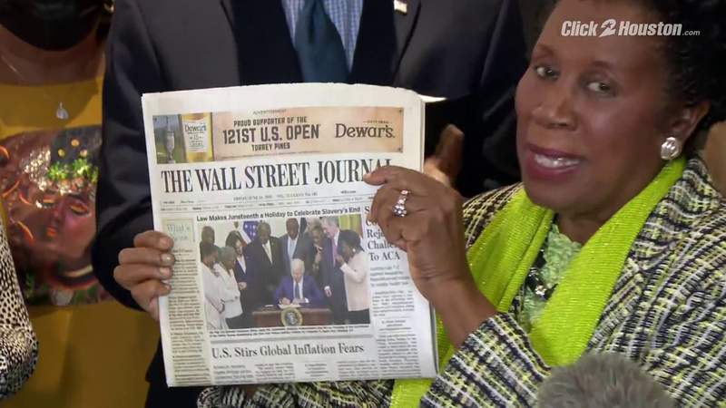 Juneteenth proponent Sheila Jackson Lee discusses day’s federal holiday recognition
