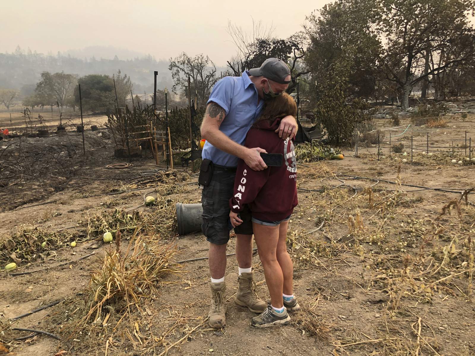 California wildfire evacuees return home to find devastation